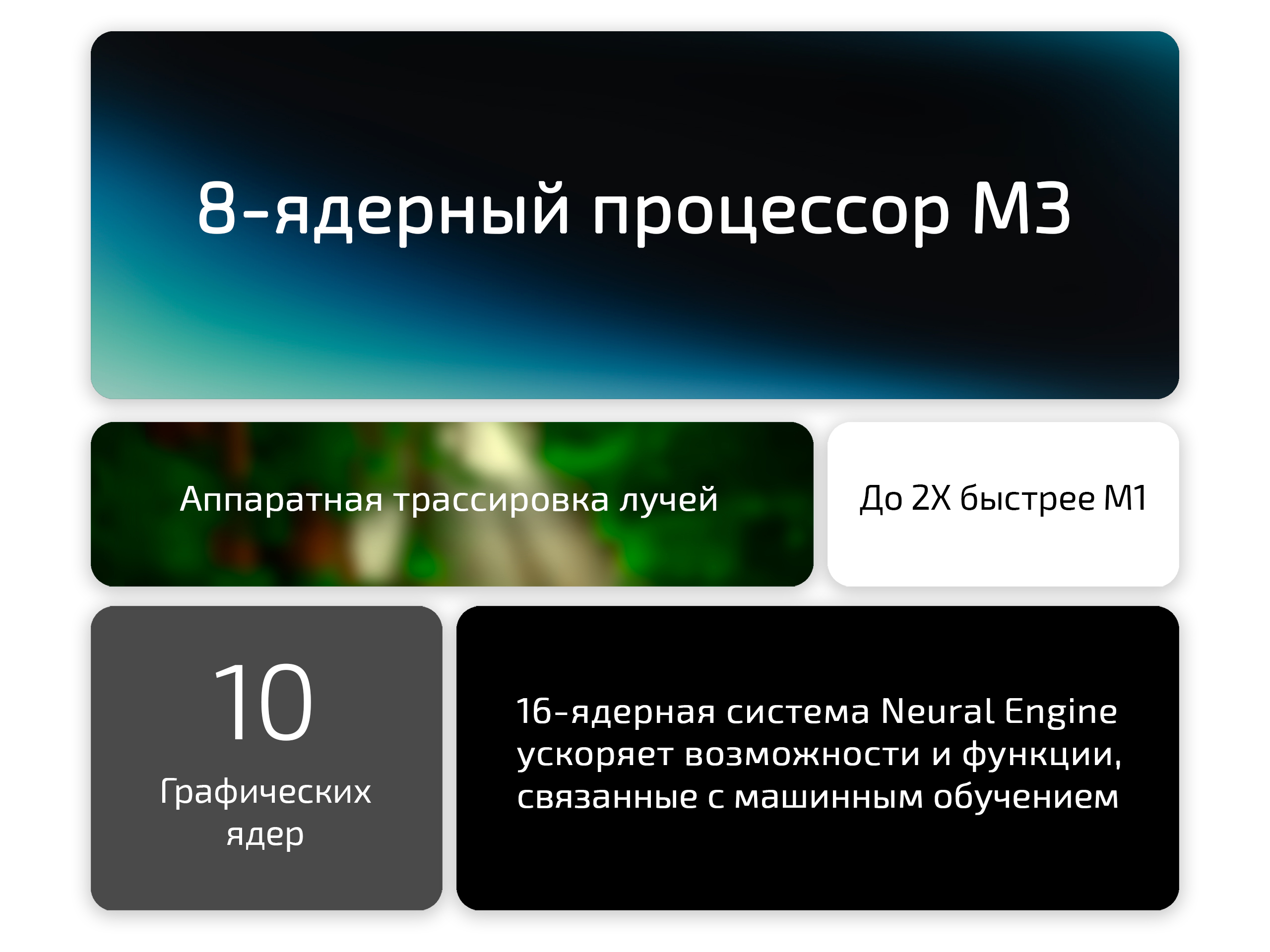 Ноутбук Apple MacBook Pro 14" MR7J3 (M3 8-Core, GPU 10-Core, 8GB, 512GB) (Серебристый | Silver) — Очаровательный дисплей