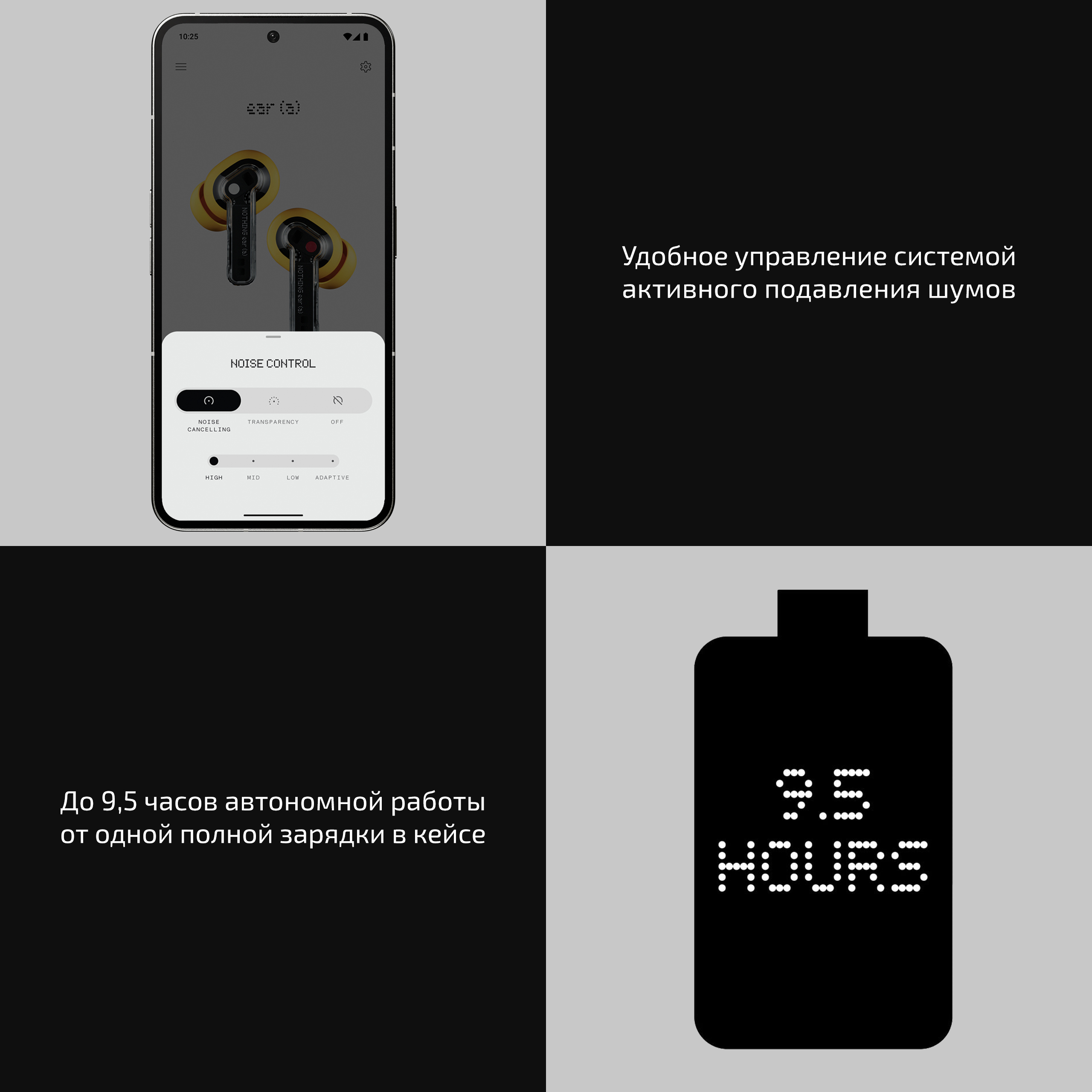 Беспроводные наушники Nothing Ear (a) (TWS) — И пусть весь мир помолчит