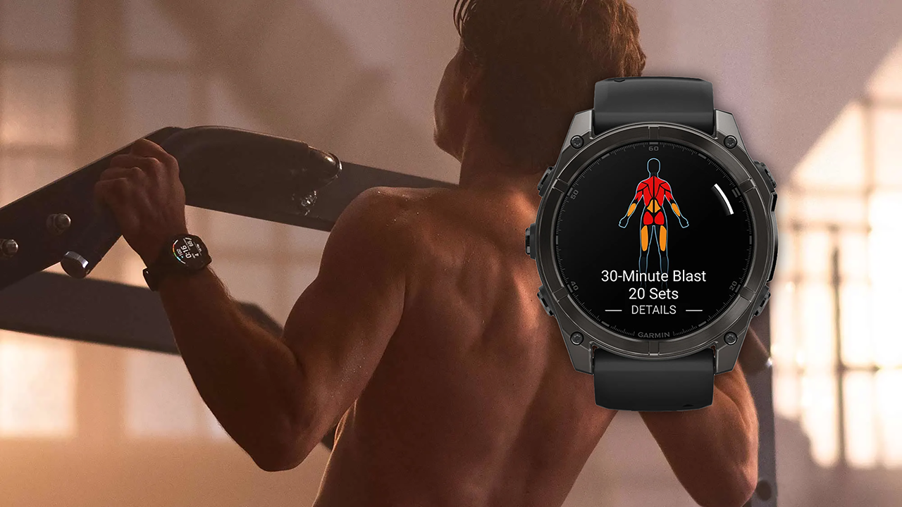 Спортивные часы Garmin fenix 8, 43 мм, AMOLED, титан с DLC, сапфир, силиконовый ремешок цвета чёрный/«серая галька» — Интеллектуальные системы для спорта