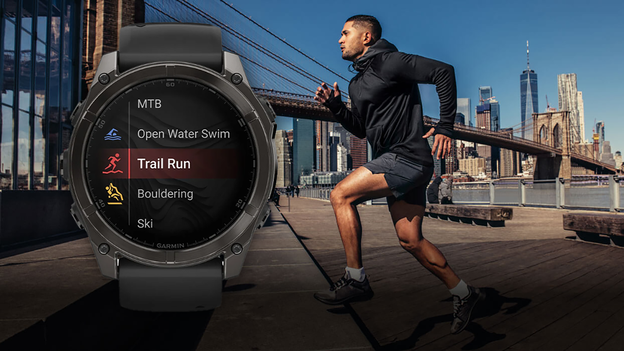 Спортивные часы Garmin fenix 8, 47 мм, AMOLED, титан с DLC, сапфир, силиконовый ремешок цвета чёрный/«серая галька» — Тренер, который всегда с вами