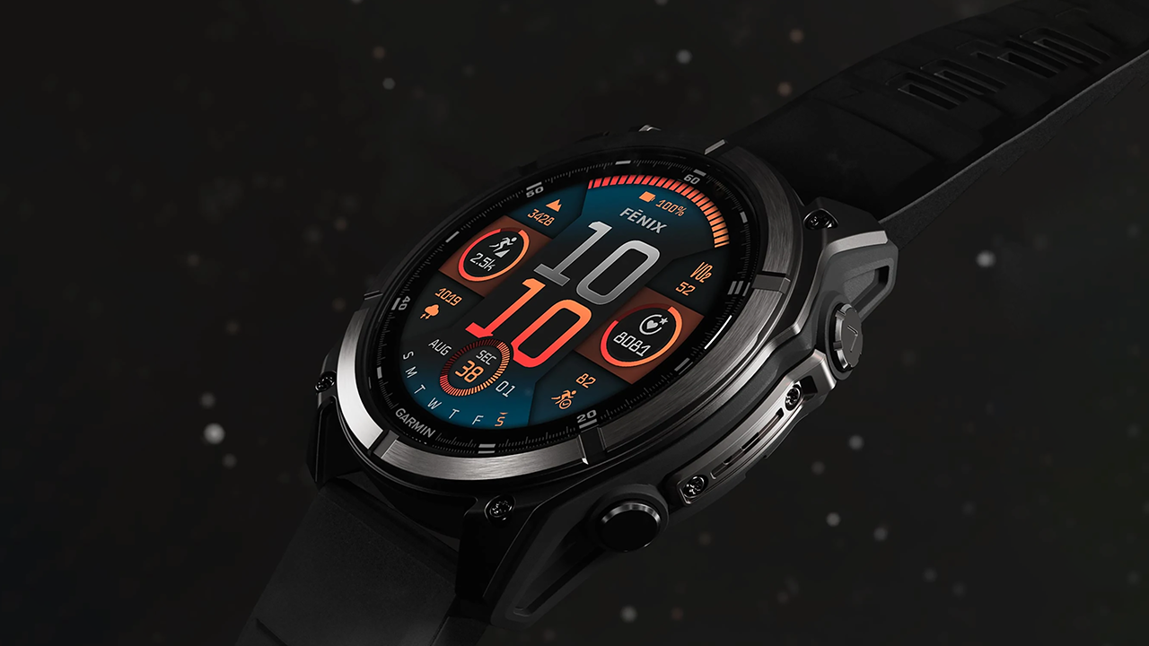 Спортивные часы Garmin fenix 8, 51 мм, AMOLED, титан с DLC, сапфир, силиконовый ремешок цвета чёрный/«серая галька» — Прочность, достойная чемпиона
