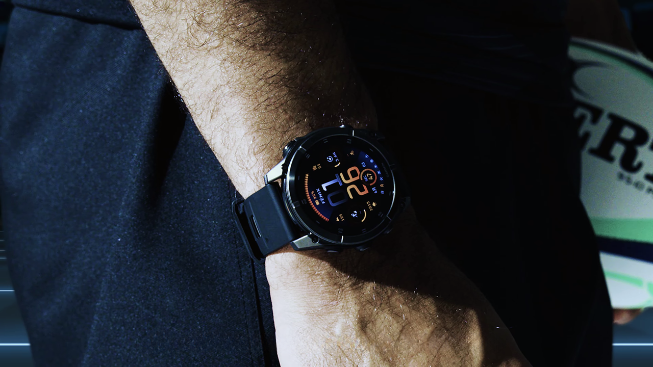 Спортивные часы Garmin fenix 8, 51 мм, AMOLED, титан с DLC, сапфир, силиконовый ремешок цвета чёрный/«серая галька» — Здоровье под контролем 24/7