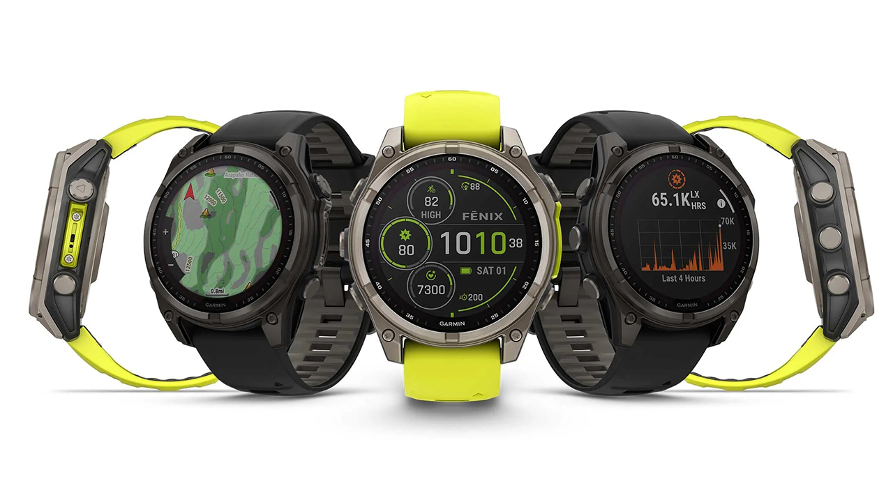 Спортивные часы Garmin fenix 8, 51 мм, AMOLED, титан, сапфир, силиконовый ремешок цвета «оранжевая искра»/графитовый — Заряжается от солнца – работает дольше