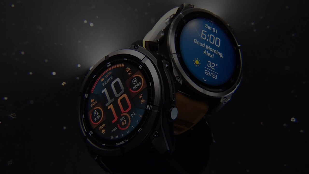 Спортивные часы Garmin fenix 8, 51 мм, Solar, титан с DLC, сапфир, силиконовый ремешок цвета чёрный/«серая галька» — Здоровье – в реальном времени