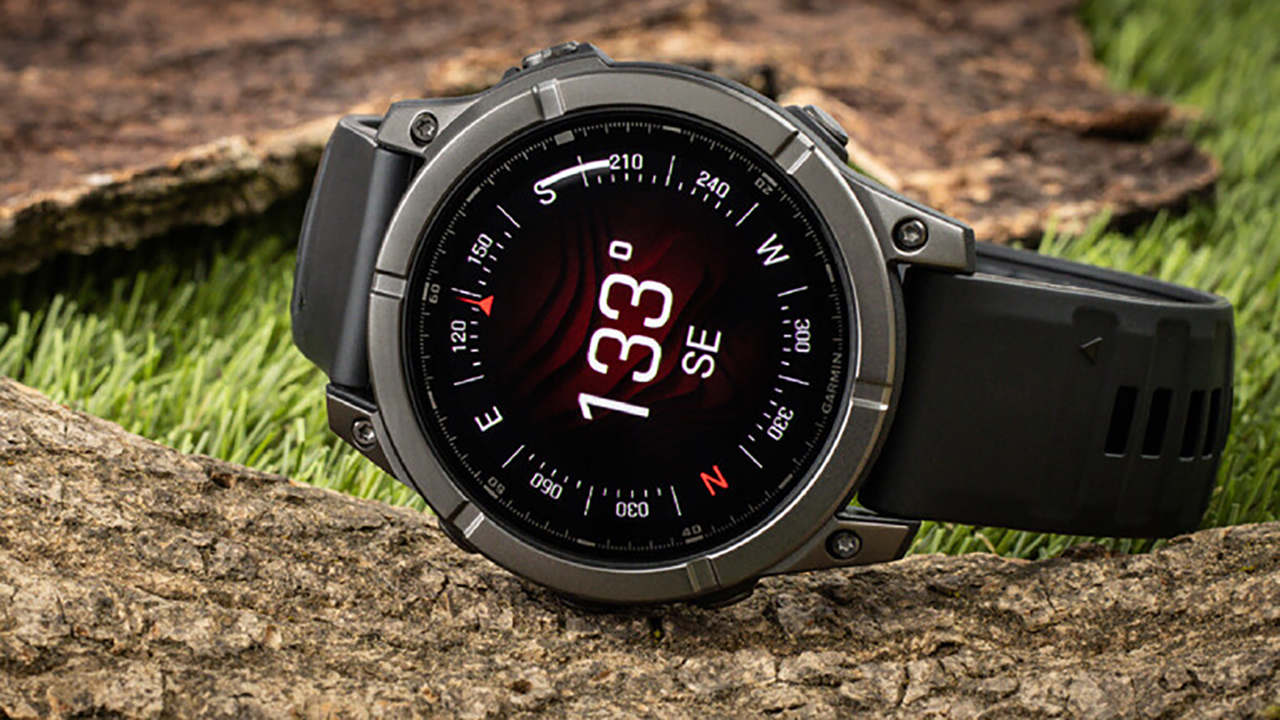 Спортивные часы Garmin fenix E, 47 мм, AMOLED, серебристый безель, чёрный силиконовый ремешок — Надёжность в корпусе из стали