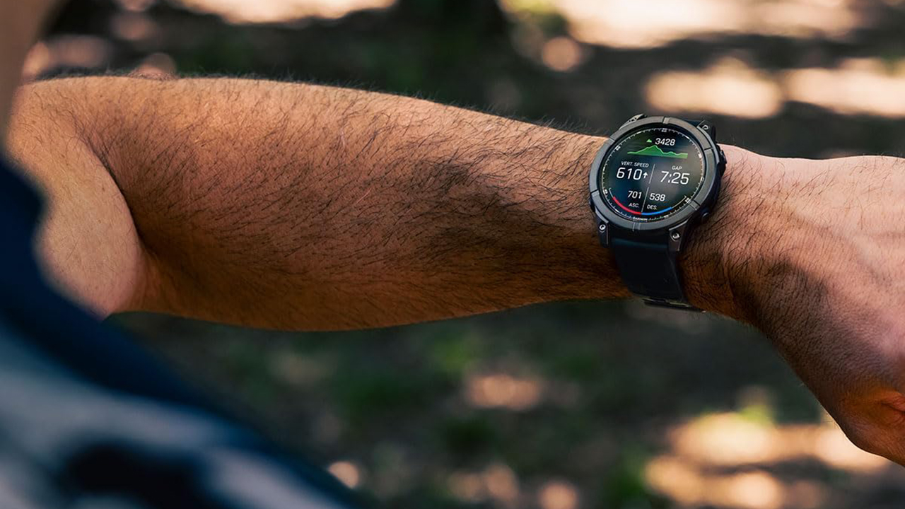 Спортивные часы Garmin fenix E, 47 мм, AMOLED, серебристый безель, чёрный силиконовый ремешок — Почти две недели без подзарядки