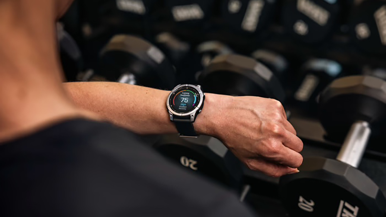 Спортивные часы Garmin fenix E, 47 мм, AMOLED, серебристый безель, чёрный силиконовый ремешок — Здоровье всегда под наблюдением
