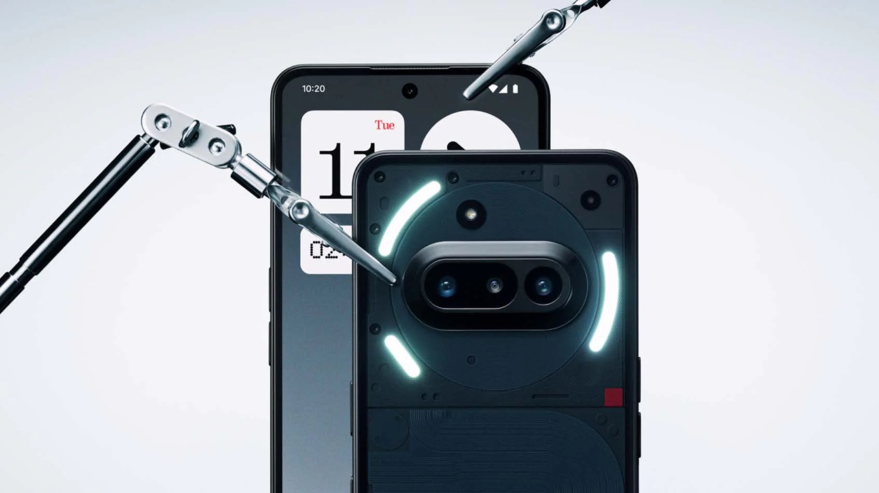 Смартфон Nothing Phone (3a) 8 ГБ + 128 ГБ (Чёрный | Black) (версия Global) — Глифы как язык общения