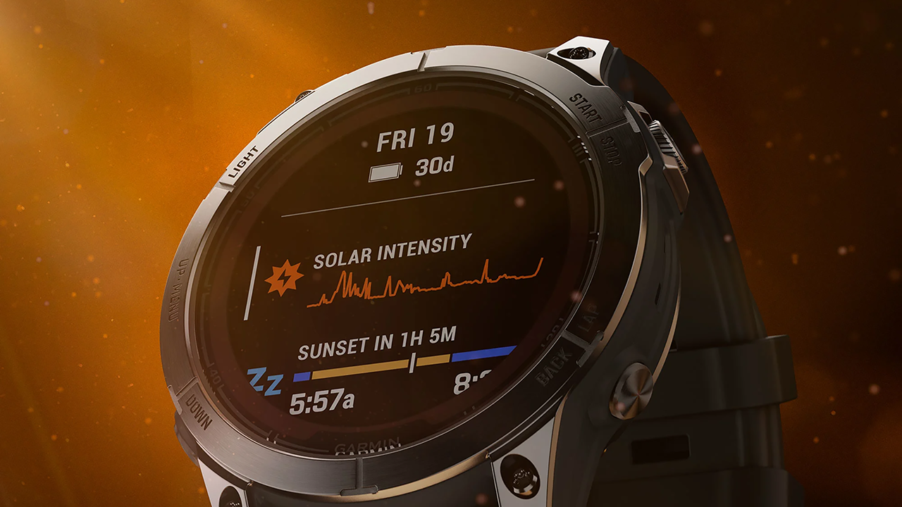 Спортивные часы Garmin fenix 7X Pro Sapphire Solar Edition, 51 мм, силиконовый ремешок цвета «серый туман»/«жжёный апельсин» — Энергия солнца в вашем распоряжении