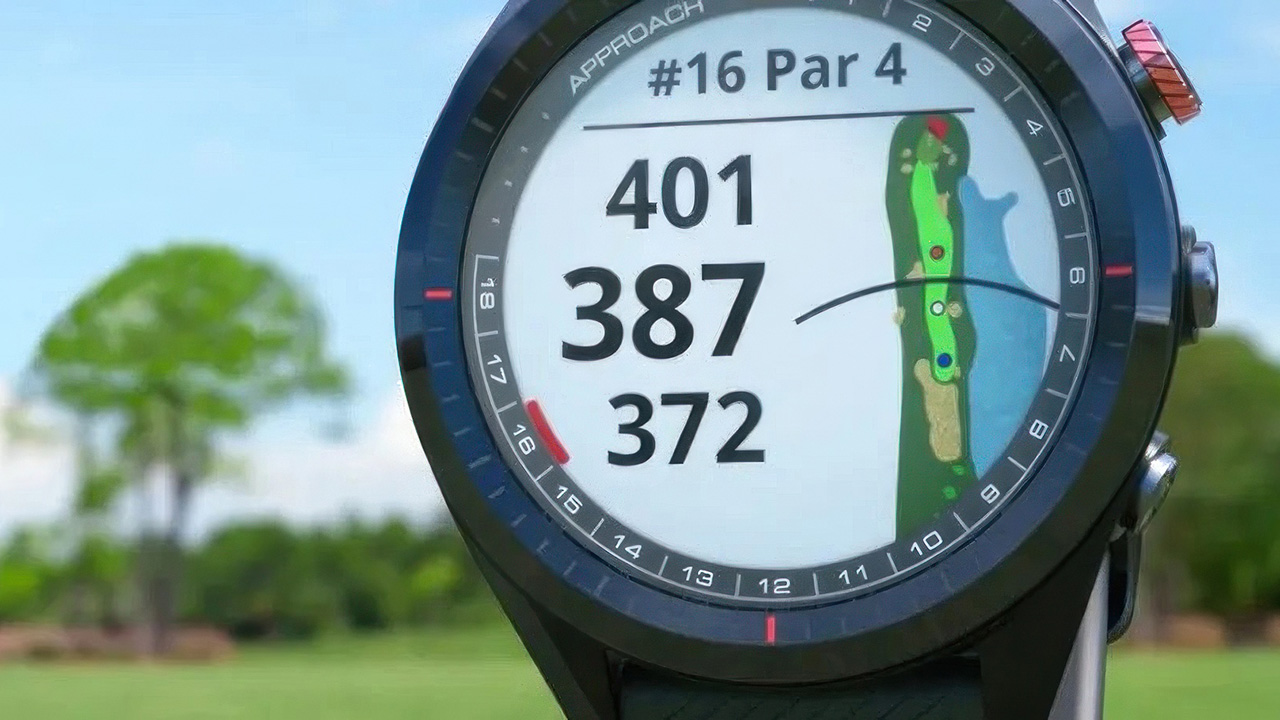 Спортивные часы Garmin Approach S62, чёрный силиконовый ремешок — Для любителей и профи