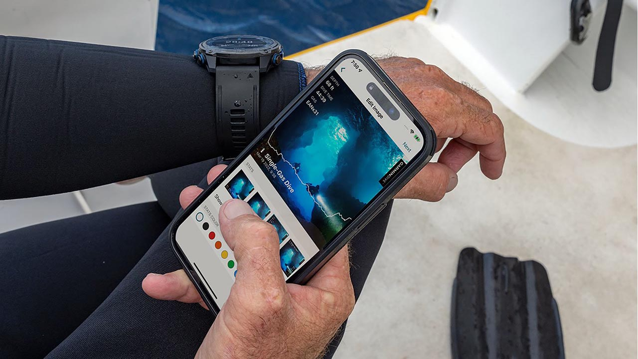 Спортивные часы Garmin Descent Mk3i, 43 мм, чёрный силиконовый ремешок — И для любых дел