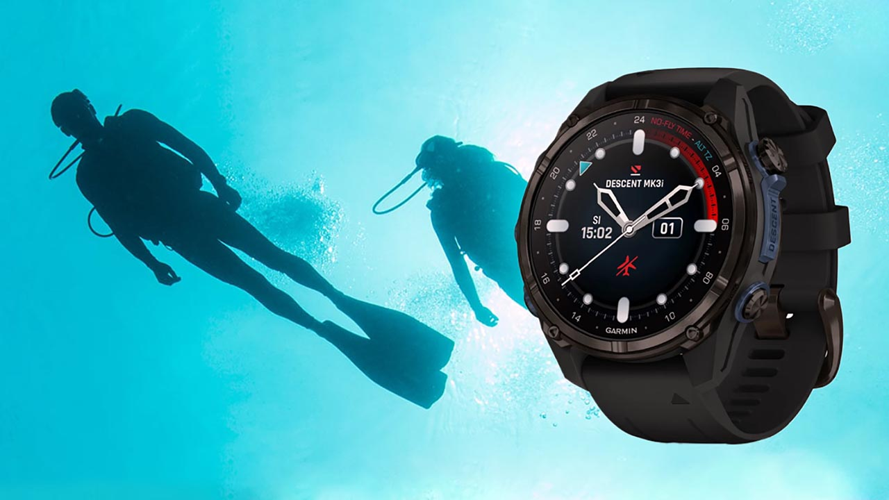 Спортивные часы Garmin Descent Mk3i, 43 мм, чёрный силиконовый ремешок — Покорители морских глубин