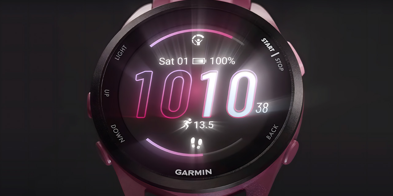 Спортивные часы Garmin Forerunner 165, силиконовый ремешок цвета «туманный серый»/«Уайтстоун» — Здоровье превыше всего