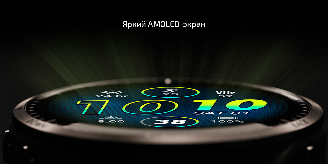 Спортивные часы Garmin Forerunner 965, силиконовый ремешок цвета чёрный/«серая пудра» — Персональные тренировки