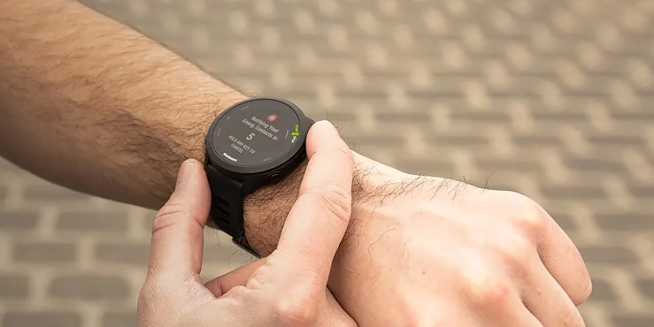 Спортивные часы Garmin Forerunner 55, чёрный силиконовый ремешок — Точные данные о тренировках