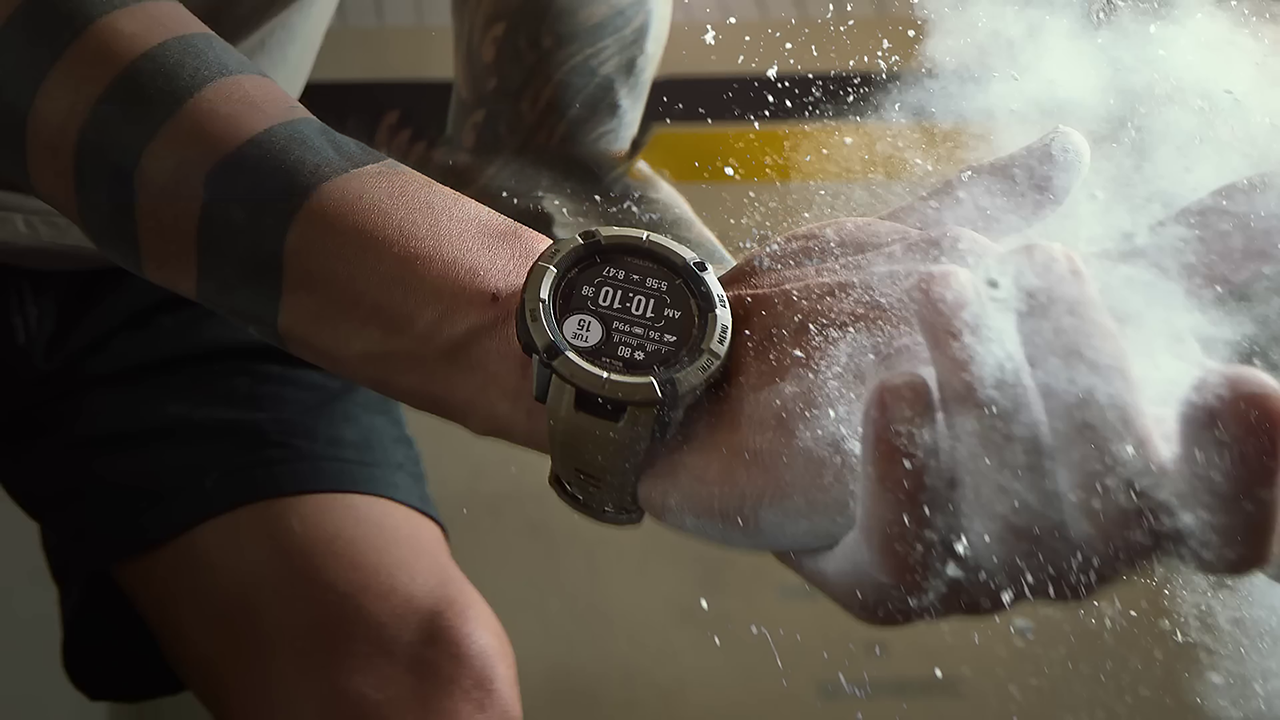 Спортивные часы Garmin Instinct 2X Solar Standard Edition, 50 мм, силиконовый ремешок графитового цвета — Важные сигналы