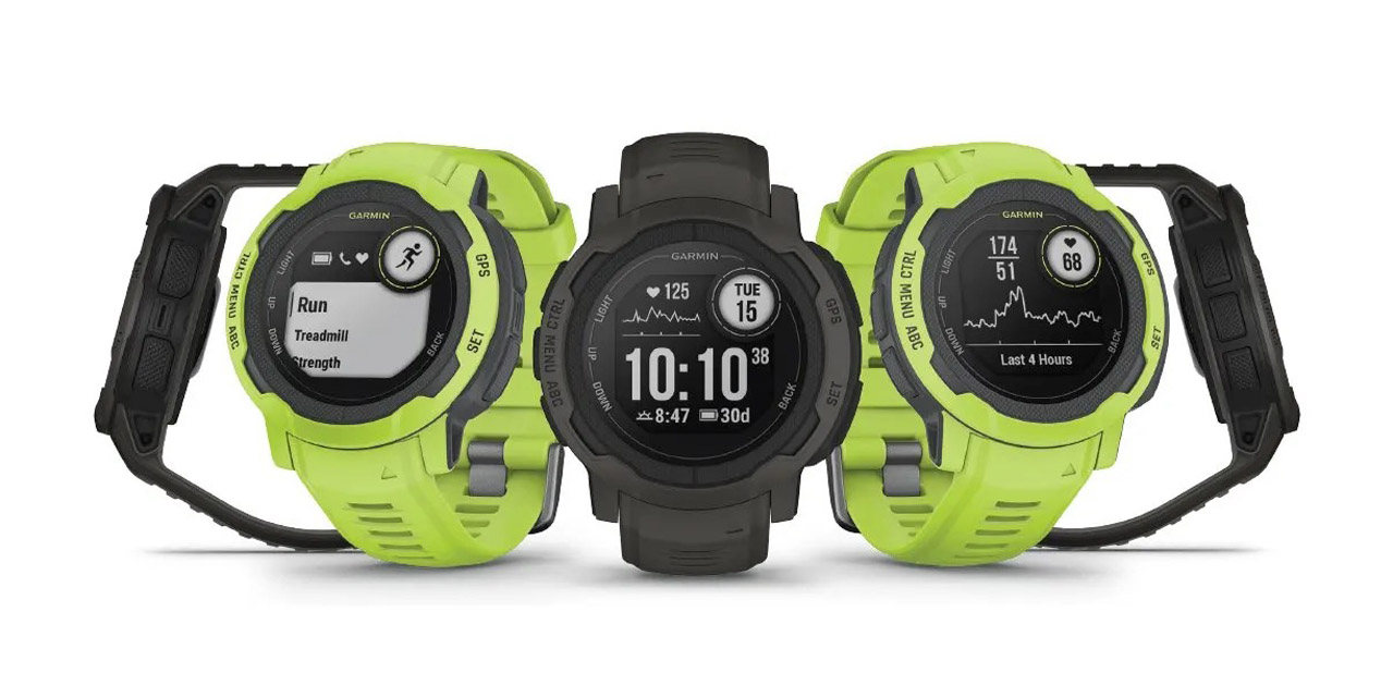 Спортивные часы Garmin Instinct 2 Solar, 45 мм, силиконовый ремешок графитового цвета — Достигай любых вершин