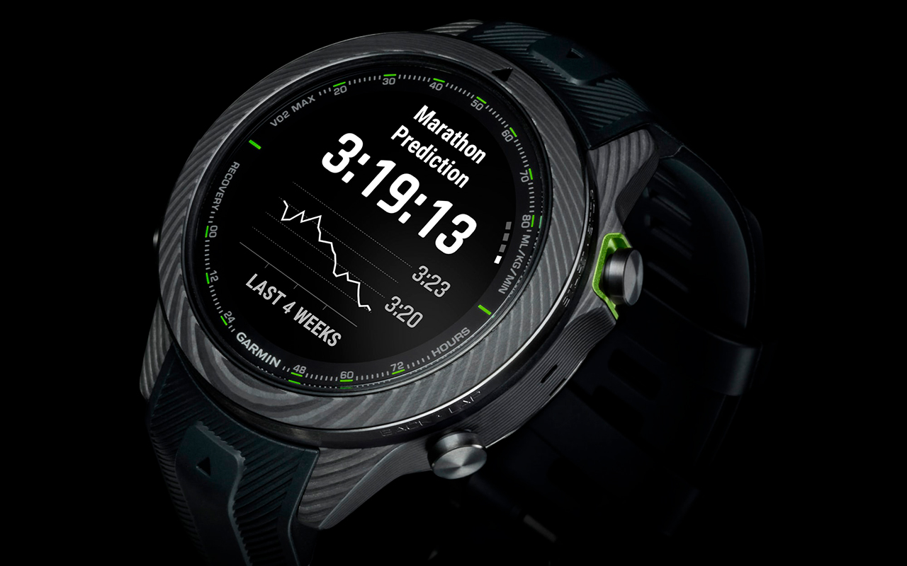 Спортивные часы Garmin MARQ Athlete (Gen 2) Carbon Edition, чёрный силиконовый ремешок — Идеальный баланс