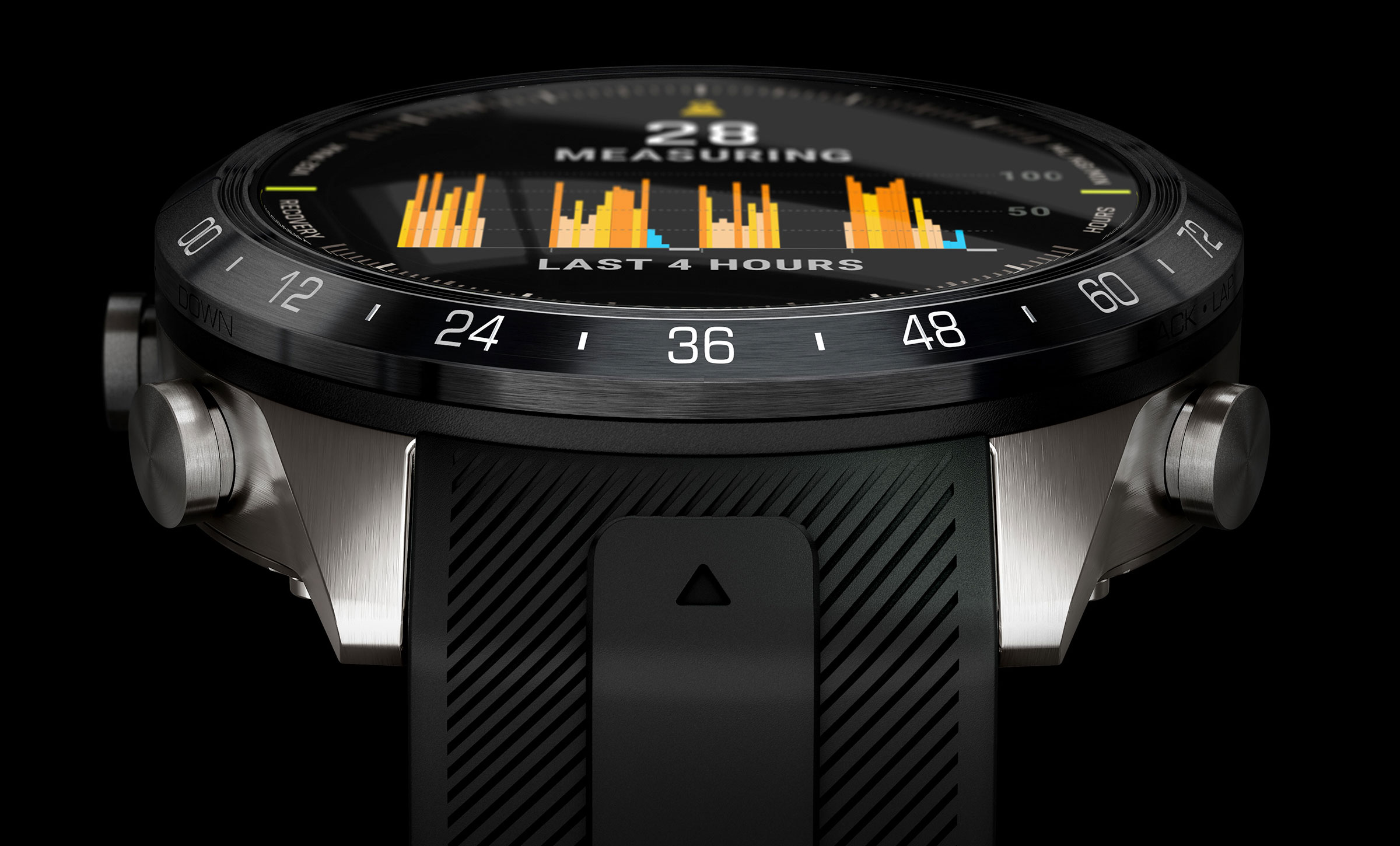 Спортивные часы Garmin MARQ Athlete (Gen 2), чёрный силиконовый ремешок — GPS навигация