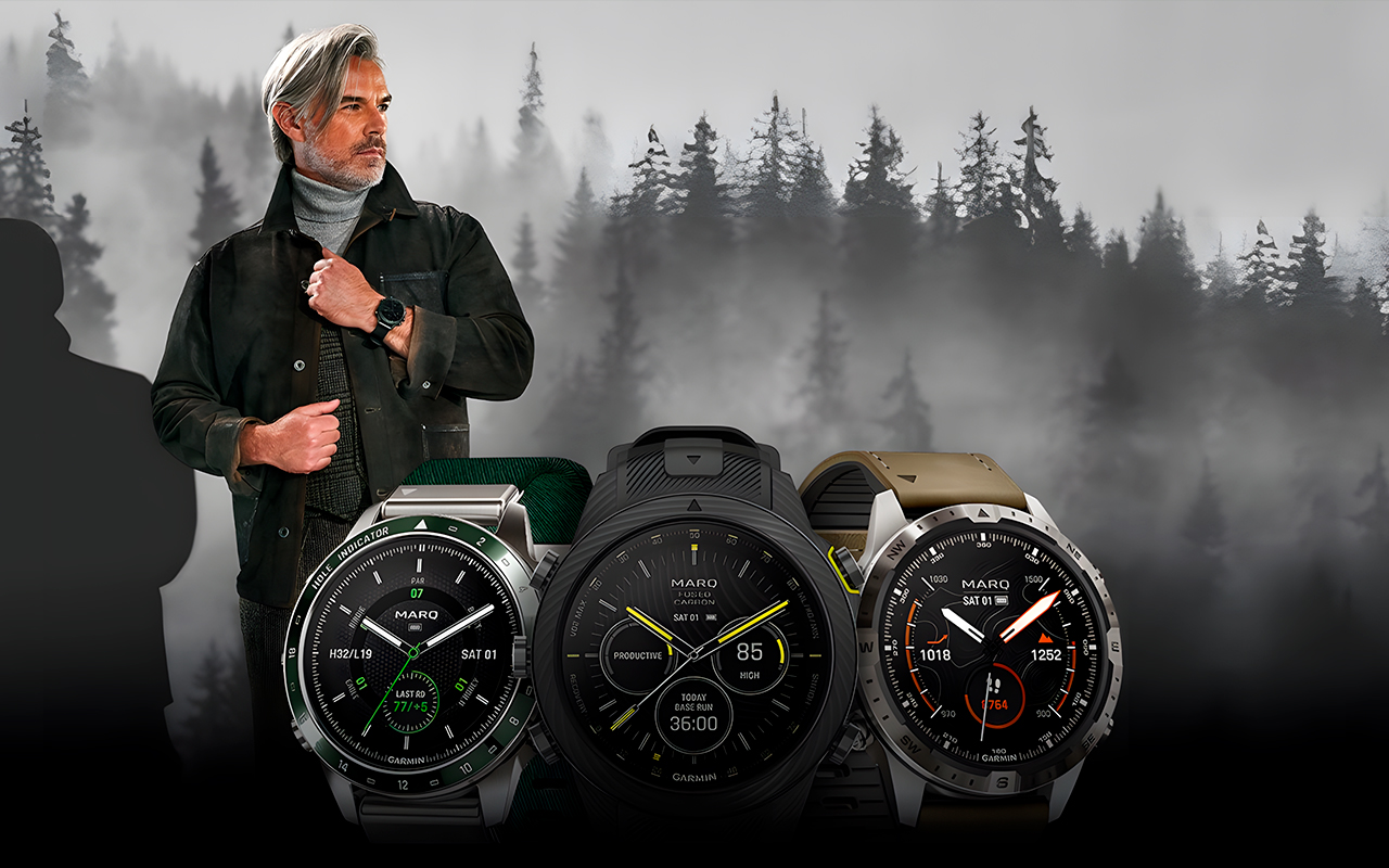 Спортивные часы Garmin MARQ Golfer (Gen 2), нейлоновый ремешок цвета «сосновый лес», силиконовый ремешок цвета «сосновый лес» — Программы для других видов спорта