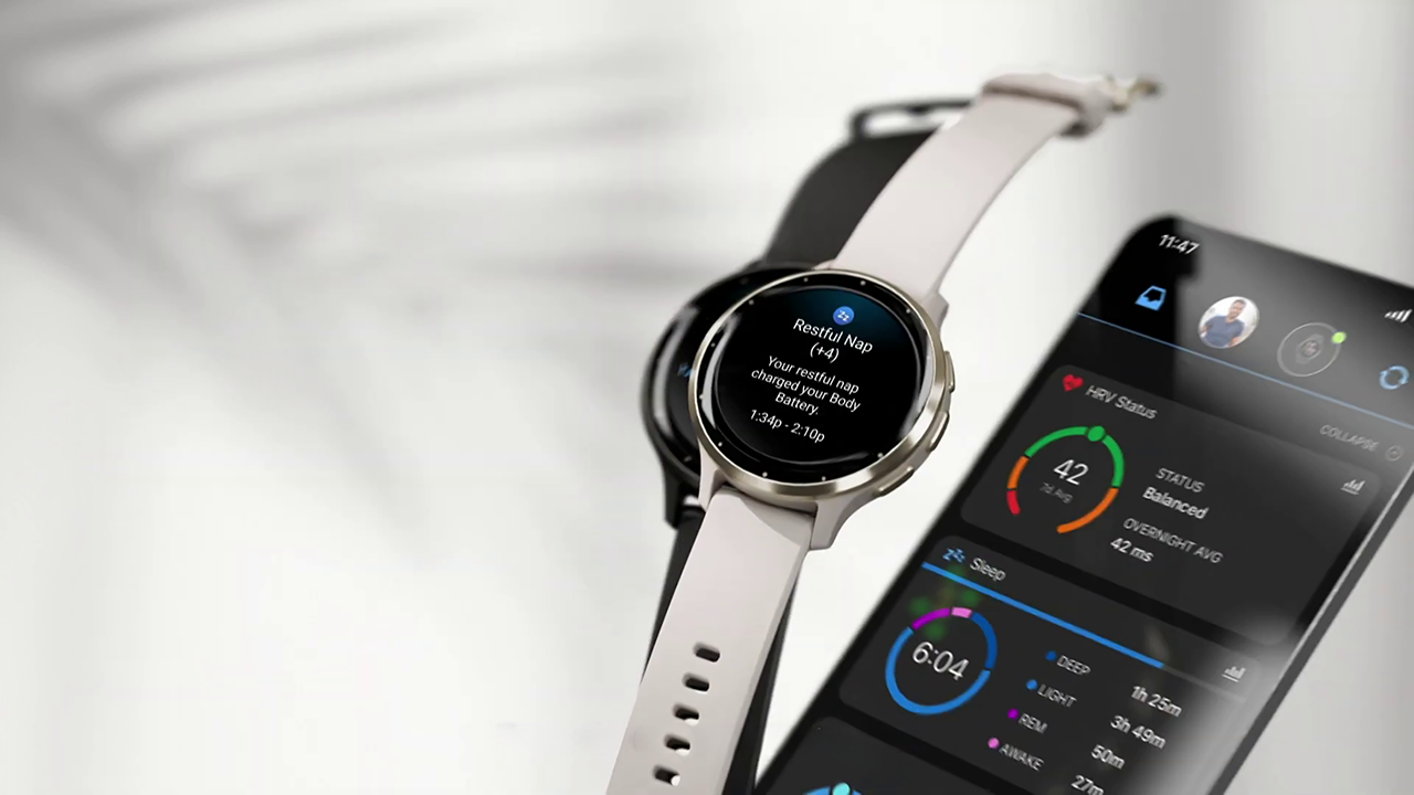 Спортивные часы Garmin Venu 3, 45 мм, силиконовый ремешок цвета «Уайтстоун» — О спорт, ты - мир!