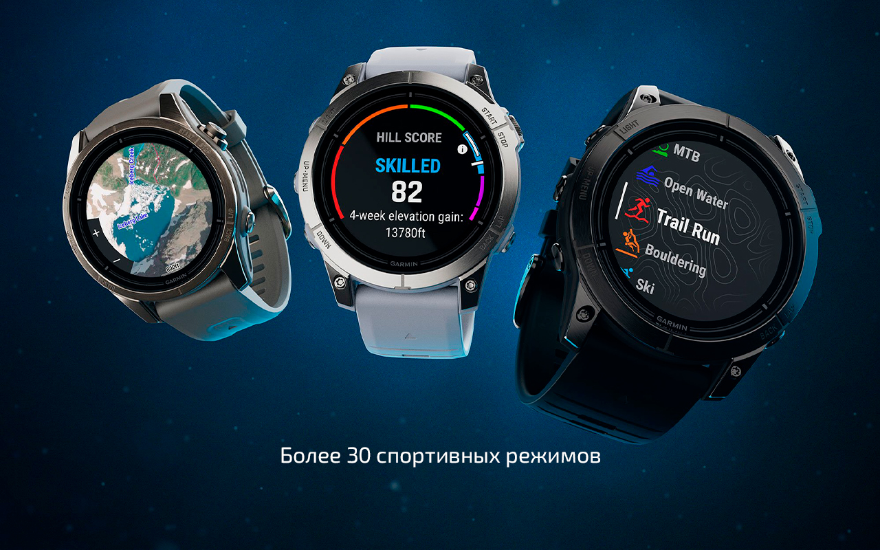 Спортивные часы Garmin epix (Gen 2) Sapphire Edition, 47 мм, чёрный силиконовый ремешок — Высококачественные материалы