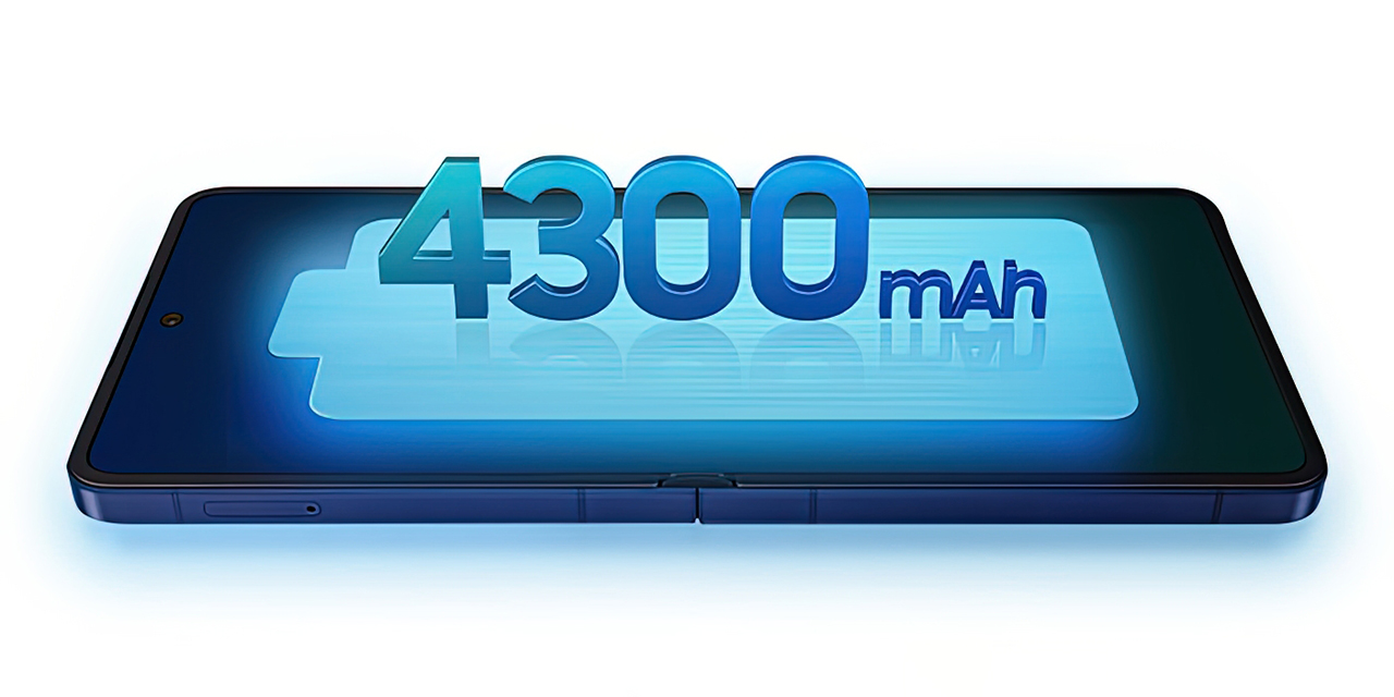 Смартфон Samsung Galaxy Z Flip7 12 ГБ | 512 ГБ (Синий | Blue Shadow) (Exynos) — Любая задача по плечу