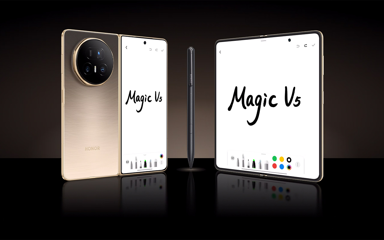 Смартфон HONOR Magic V5 16 ГБ + 512 ГБ («Золотой рассвет» | Dawn Gold) (версия Global) — Впечатляющие дисплеи