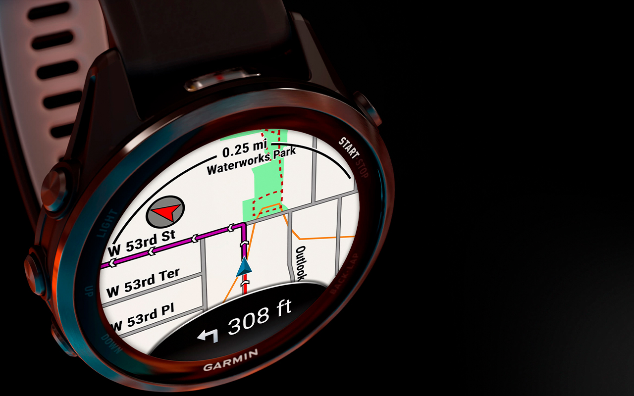 Спортивные часы Garmin Forerunner 970, силиконовый ремешок цвета «французский серый»/дымчато-синий — Ваш надёжный навигатор в любом приключении