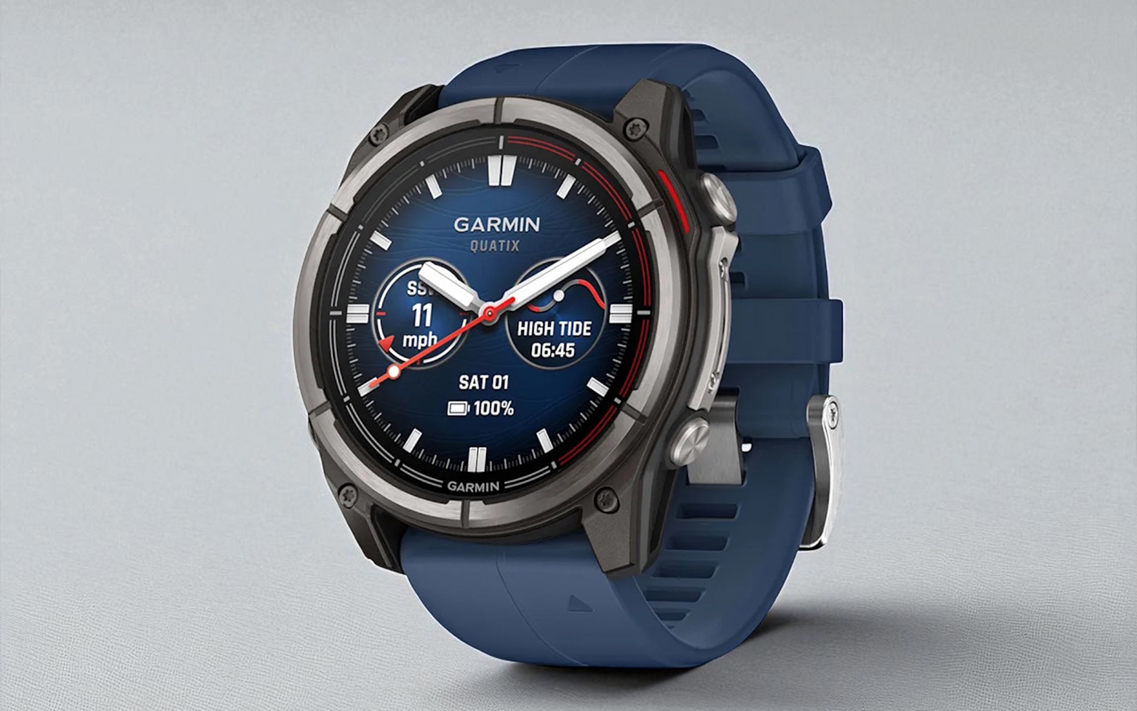 Спортивные часы Garmin quatix 8, AMOLED, 51 мм, силиконовый ремешок — Голосовое управление