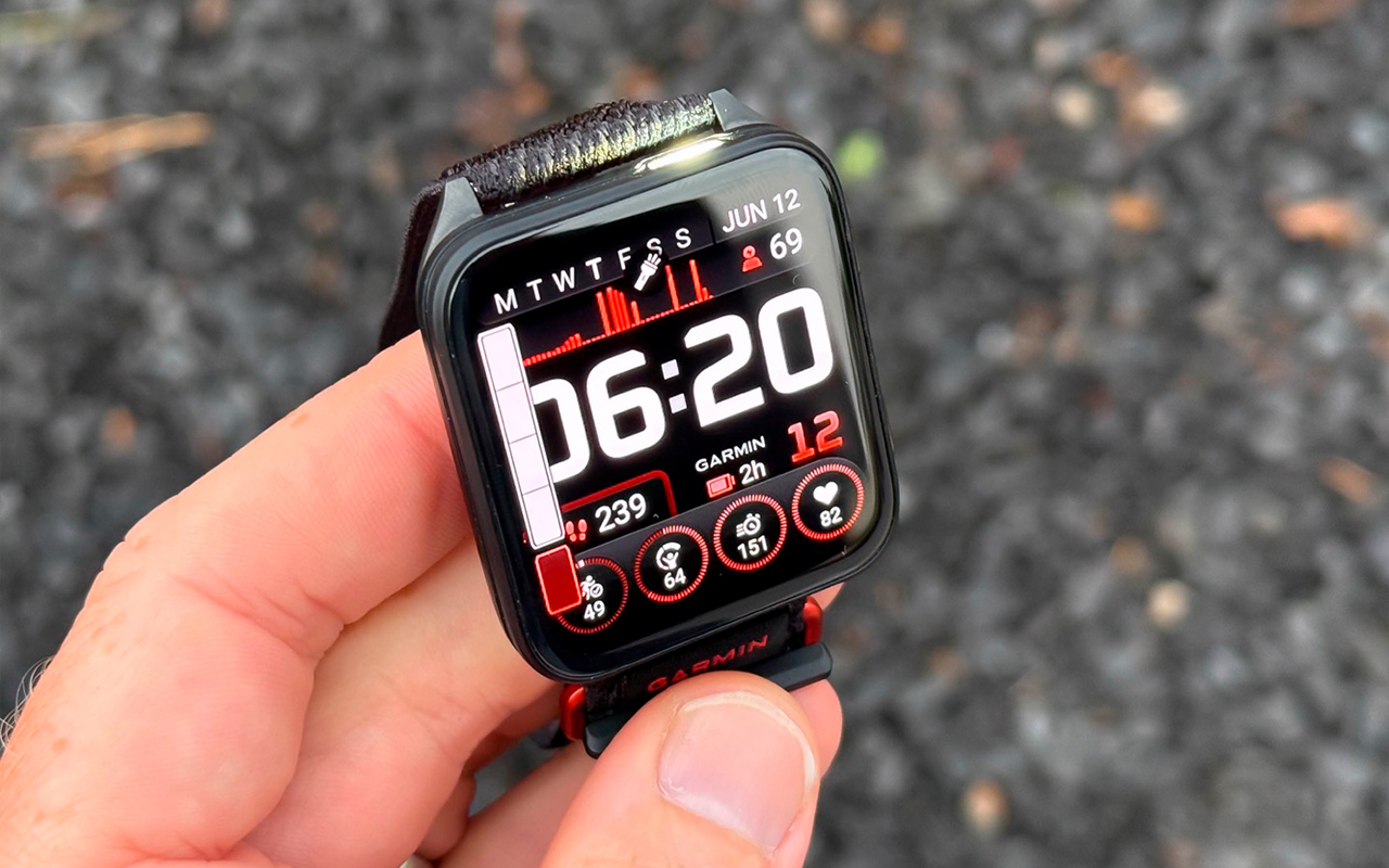 Спортивные часы Garmin Venu X1, чёрный нейлоновый браслет ComfortFit — Круглосуточный мониторинг здоровья