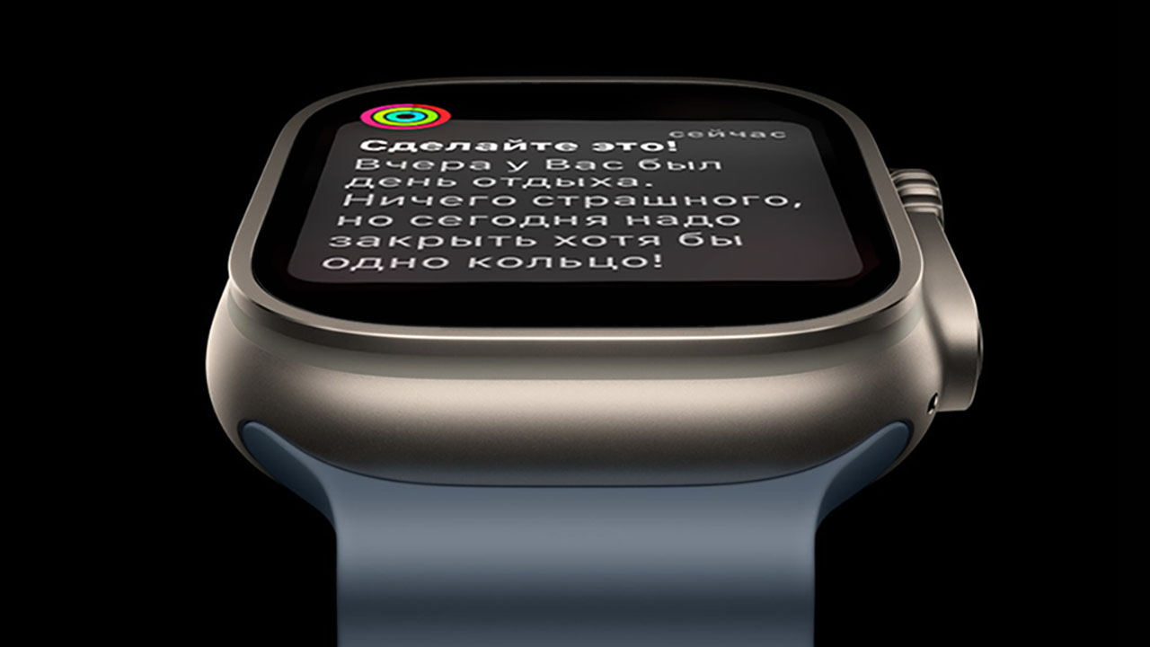 Часы Apple Watch Ultra 3, 49 мм, титан чёрного цвета, миланский сетчатый браслет (2025) — Троекратное Ultra