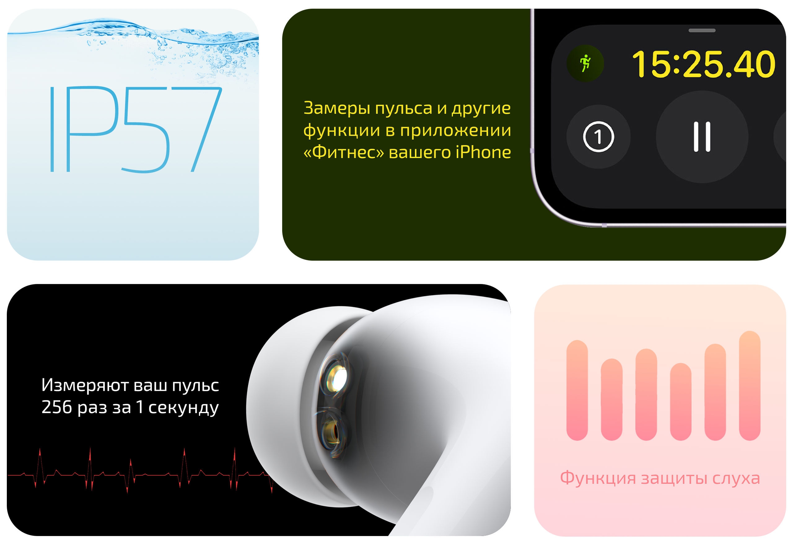 Беспроводные наушники Apple AirPods Pro 3 (2025) — Улучшены до идеала