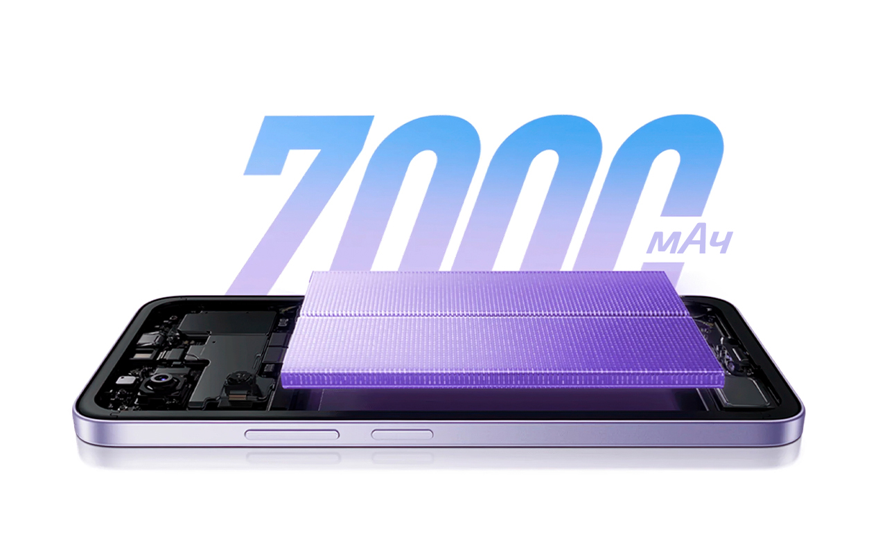 Смартфон Xiaomi Redmi 15 4G 8 ГБ + 256 ГБ («Полночный чёрный» | Midnight Black) (версия Global) — Пауэрбанк со встроенным сматртфоном