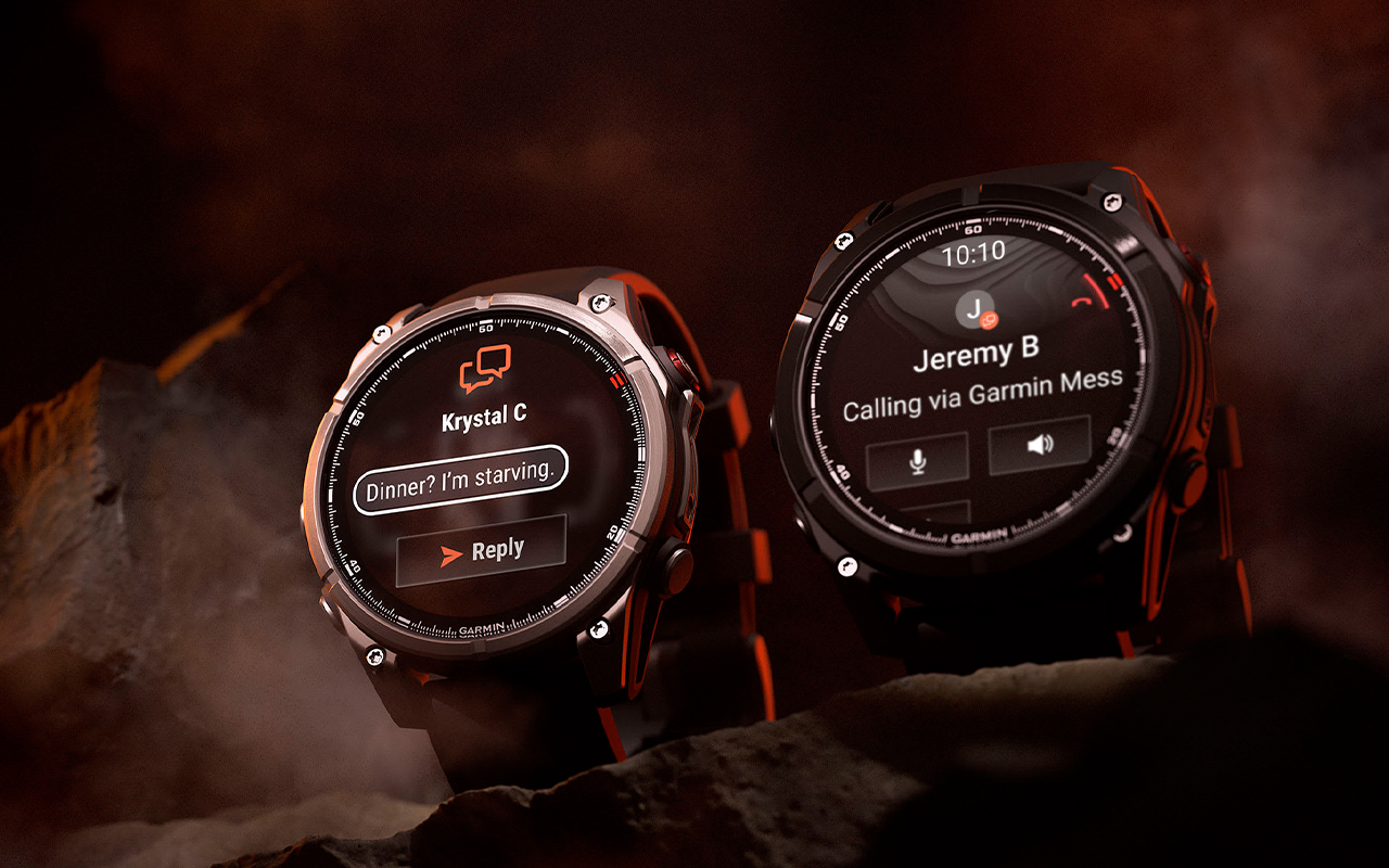 Спортивные часы Garmin fenix 8 Pro, 51 мм, MicroLED, титан с DLC, сапфир, силиконовый ремешок цвета «чёрный/серый» — Подключение к сотовым сетям по LTE