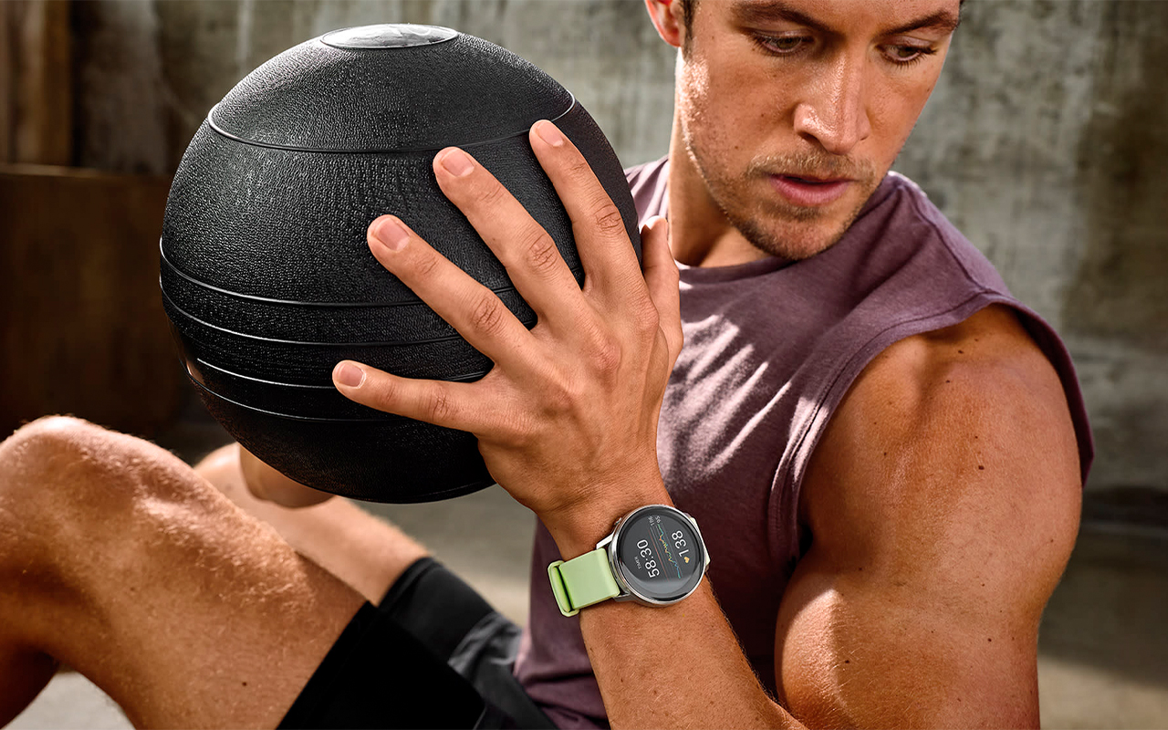 Спортивные часы Garmin Venu 4, 41 мм, силиконовый ремешок цвета кости — Узнайте свой «фитнес-возраст»