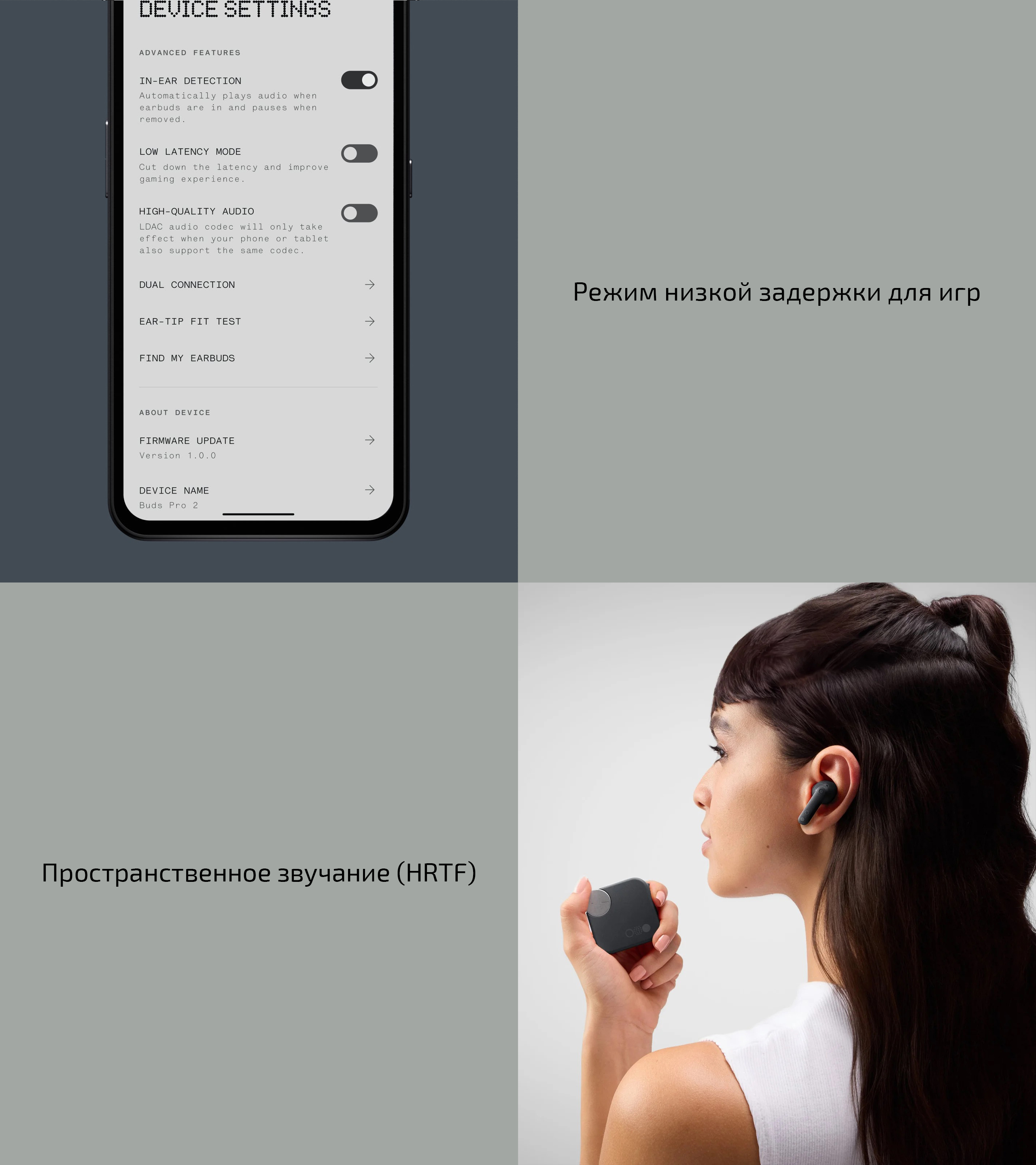 Беспроводные наушники CMF Buds Pro 2 by Nothing (TWS) (B187 — версия 2025) — Умнее, адаптивнее и удобнее