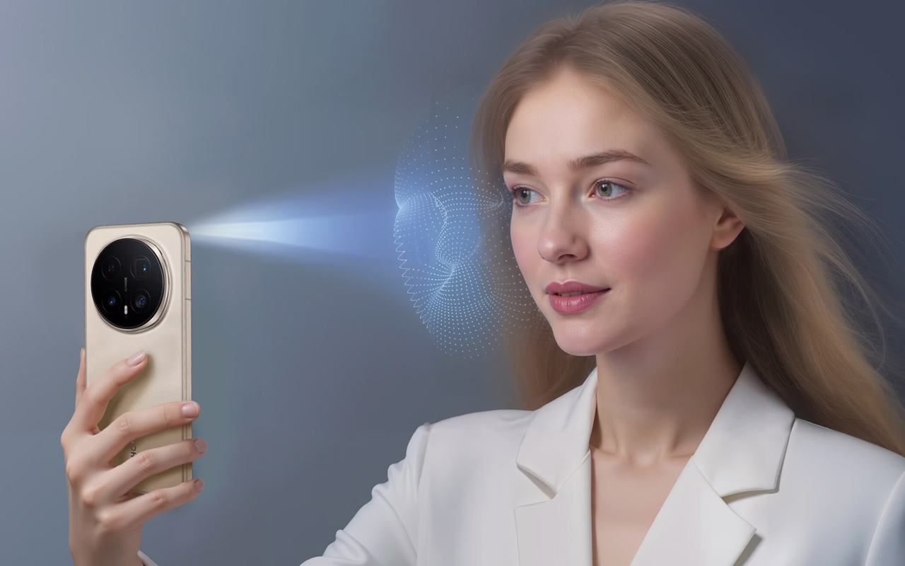 Смартфон HONOR Magic8 Pro 16 ГБ + 1 ТБ («Голубой металлик» | Sky Cyan) (версия Global) — Качественные селфи и 3D-сканирование лица