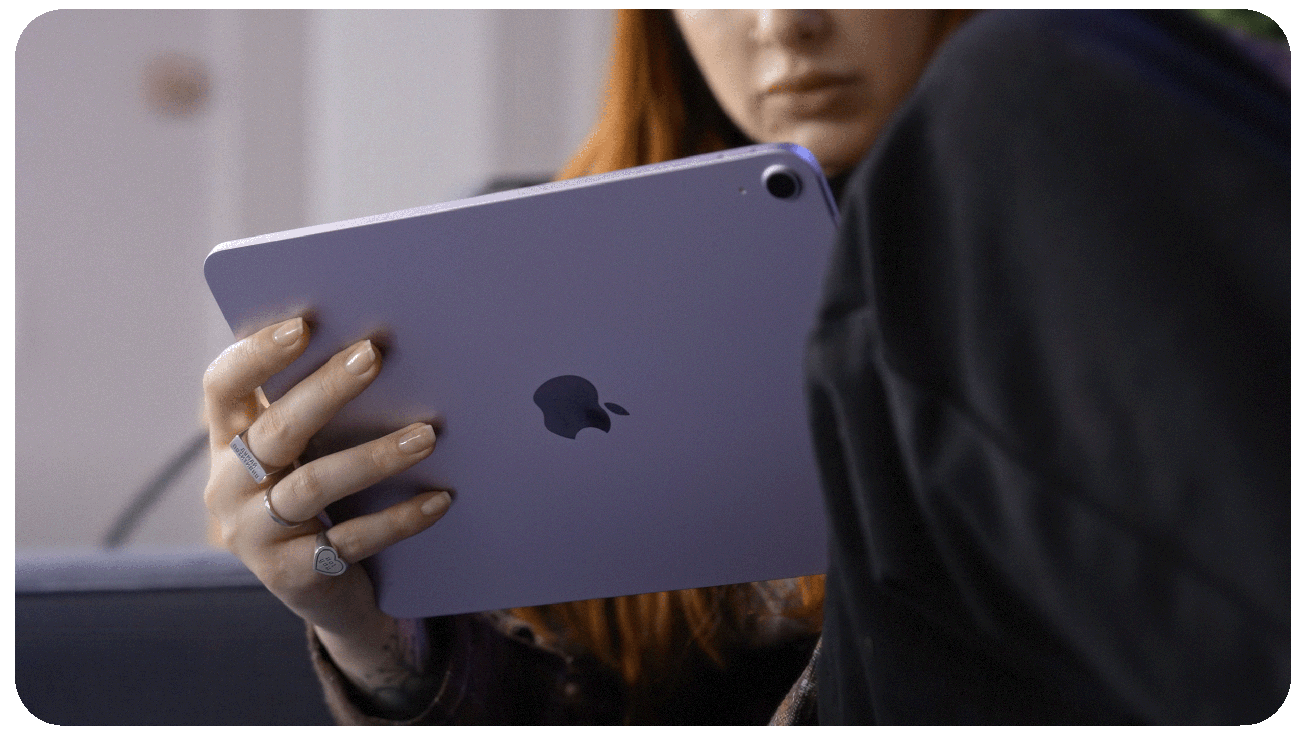 Планшет Apple iPad Air 13”, 128 ГБ, Wi-Fi (Голубой | Blue) (M4 | 2026) — Камеры для общения и творчества