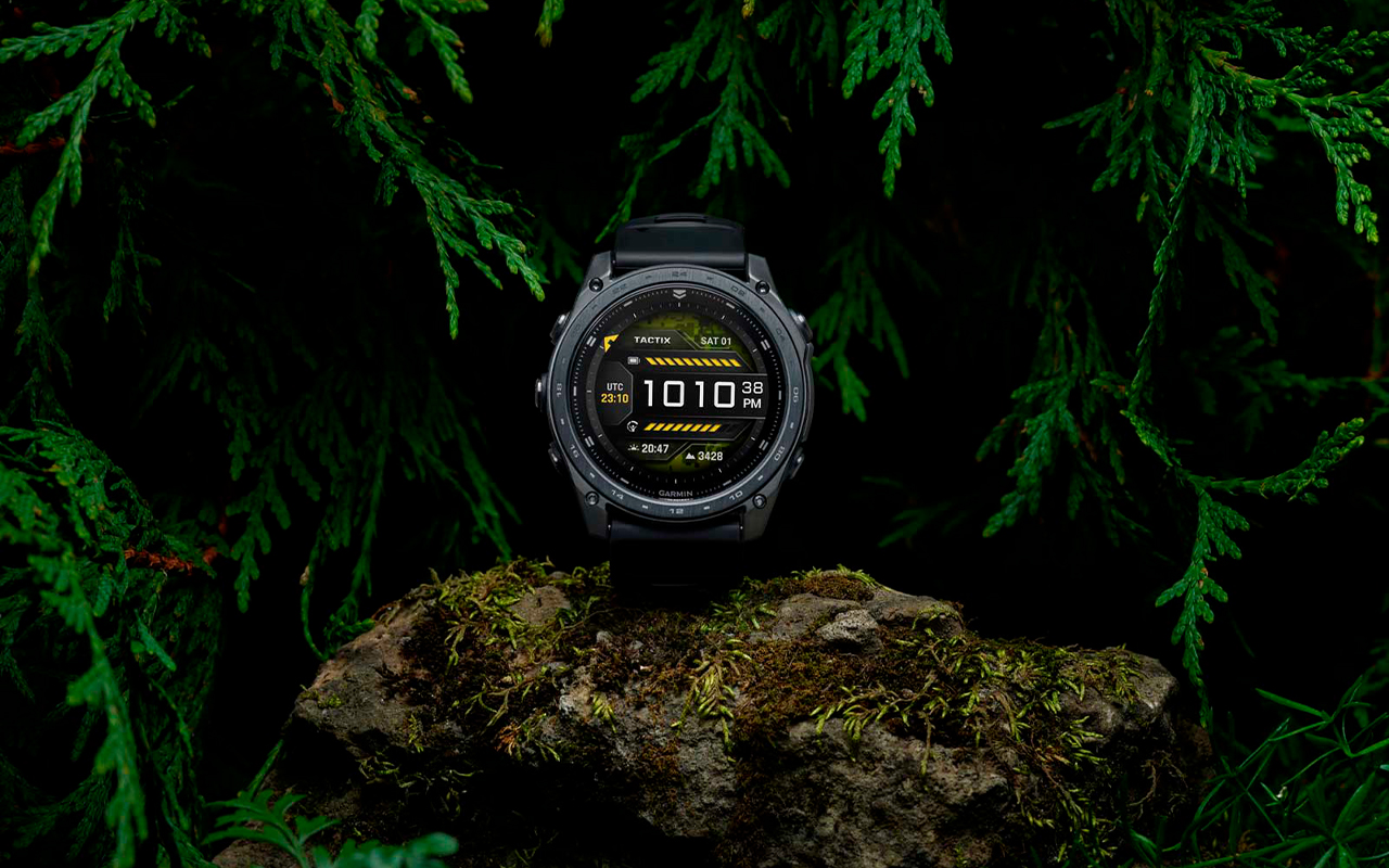 Спортивные часы Garmin tactix 8, 51 мм, AMOLED, Cerakote, оливковый силиконовый ремешок — Высокая автономность