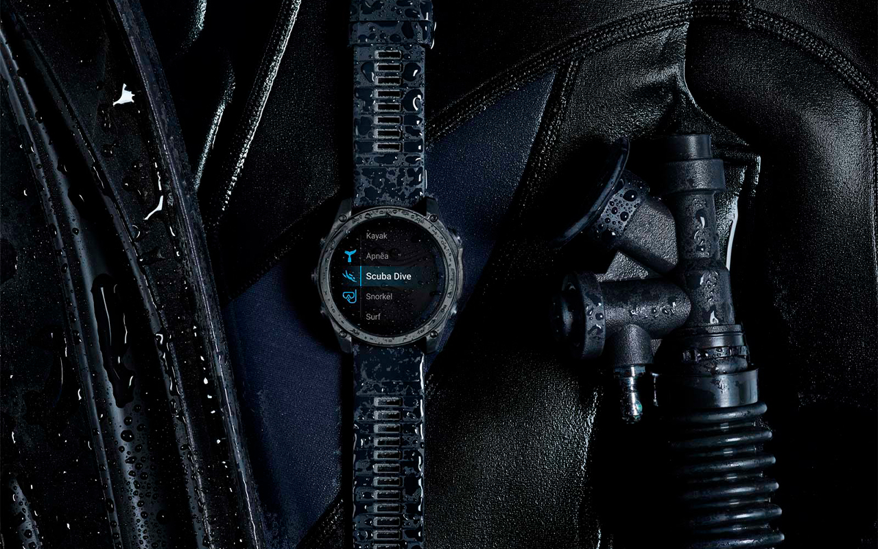Спортивные часы Garmin tactix 8, 51 мм, AMOLED, Cerakote, оливковый силиконовый ремешок — Сверхточная навигация