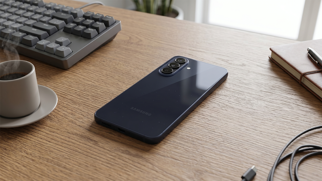 Смартфон Samsung Galaxy A57 5G 12 ГБ | 256 ГБ (Голубой | Awesome Icyblue) — Для работы и отдыха